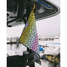 Load image into Gallery viewer, Rainbow Trout Fishing ECO Towel
