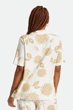 Load image into Gallery viewer, Bunker Garden Floral Boyfriend S/S Woven  - Dove
