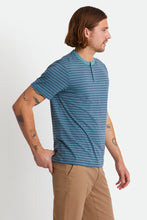 Load image into Gallery viewer, Hilt S/S Henley Knit - Ocean/Washed Navy
