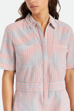 Load image into Gallery viewer, Mersey Short Coverall - Stripe
