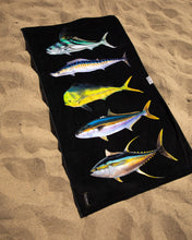 Load image into Gallery viewer, Amadeo Bachar Fish Stack Beach ECO Towel
