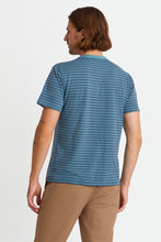 Load image into Gallery viewer, Hilt S/S Henley Knit - Ocean/Washed Navy
