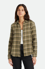 Load image into Gallery viewer, Bowery Women&#39;s Soft Weave L/S Flannel - Military Olive
